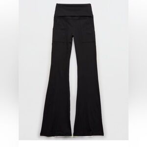 Aerie Foldover Flare Legging